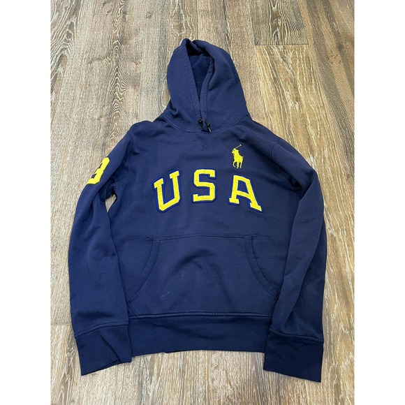 Polo ralph lauren usa hoodie - Picture 1 of 3